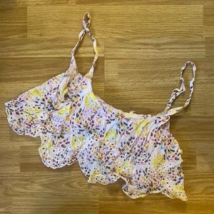 Free People Cut-Out Crop Top